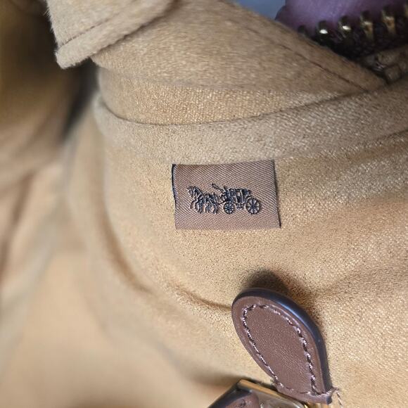 Coach Mens Leather Metropolitan Slim Briefcase Shoulder Handbag Brown - Picture 7 of 12